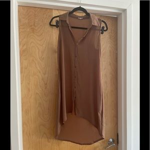 High low tunic blouse size S